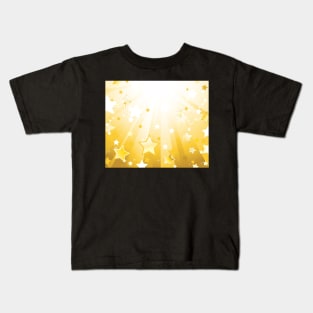 Radiant background with stars Kids T-Shirt